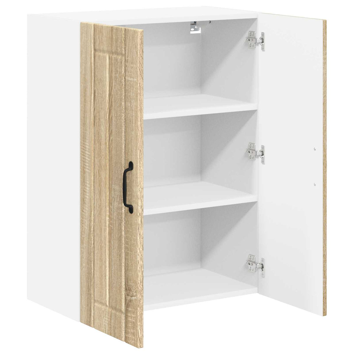 Ραφιέρα τοίχου LUCCA Sonoma Δρυς 60 x 31 x 80 εκ. - Pakobazaar