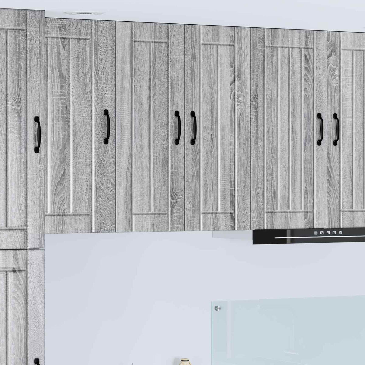 Ραφιέρα τοίχου LUCCA Γκρι Sonoma 60 x 31 x 80 εκ. - Pakobazaar