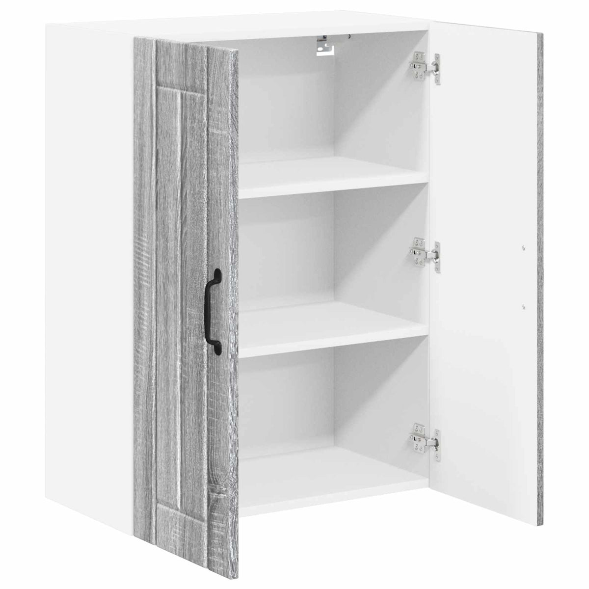 Ραφιέρα τοίχου LUCCA Γκρι Sonoma 60 x 31 x 80 εκ. - Pakobazaar