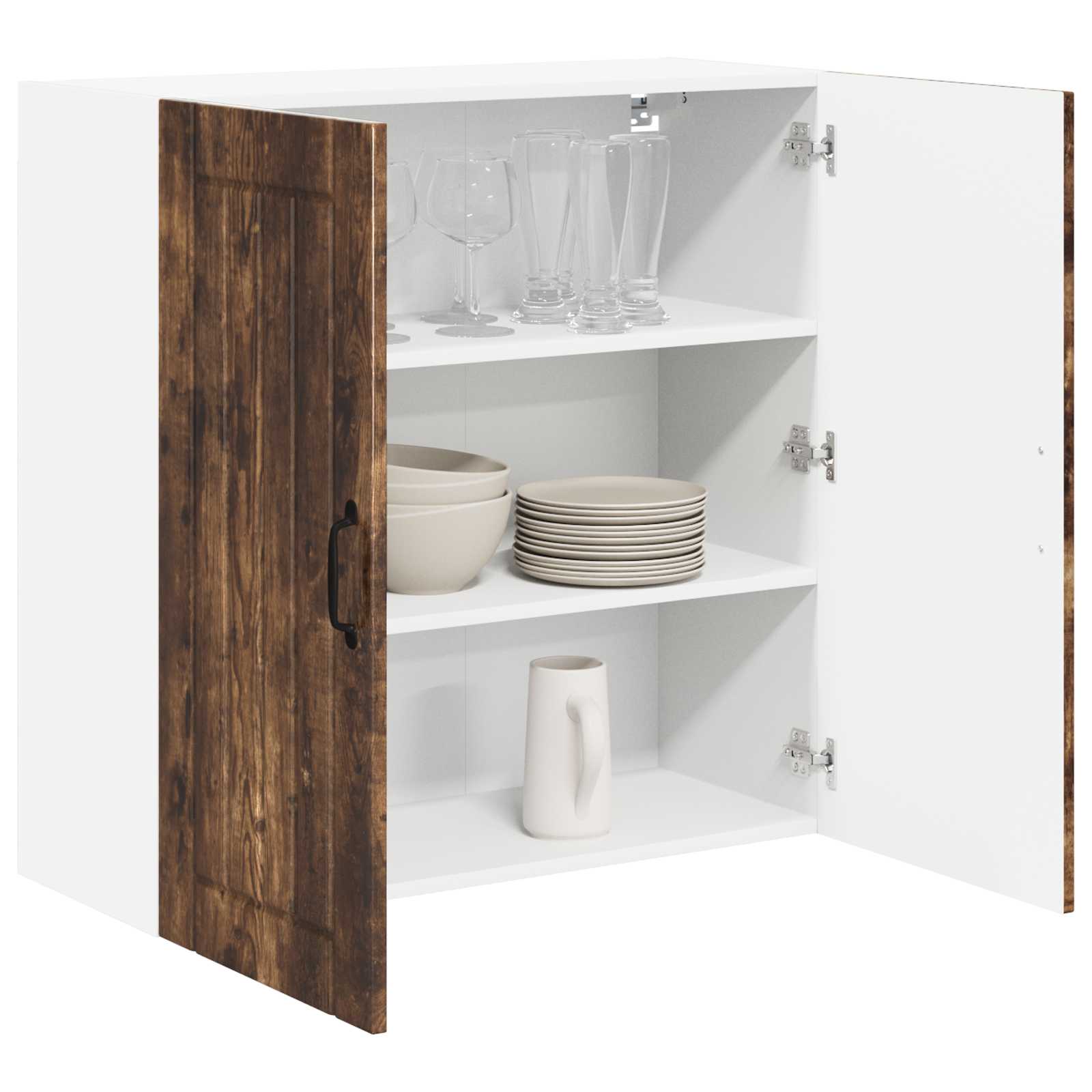 Ντουλάπα Κουζίνας Καπνιστό Δρύς 80 x 31 x 80 εκ.