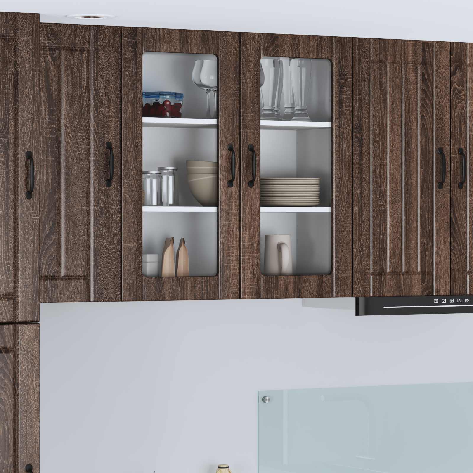 Ντουλάπα Κουζίνας Lucca Καφέ Ξύλο Δρυός 80 x 31 x 80 εκ.