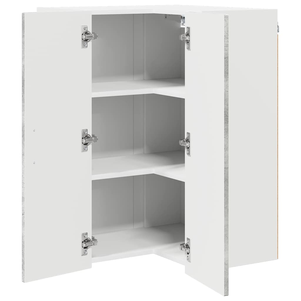 Ντουλάπα Γωνίας LUCCA Γκρι Σκυροδέματος 57 x 57 x 80 εκ.