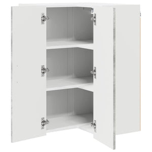 Ντουλάπα Γωνίας LUCCA Γκρι Σκυροδέματος 57 x 57 x 80 εκ.