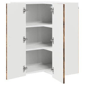 Ντουλάπα Γωνίας LUCCA Καπνισμένο Ξύλο Δρυός 57 x 57 x 80 εκ.