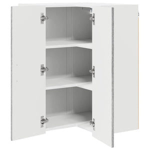 Ντουλάπα Γωνίας LUCCA Γκρι Sonoma 57 x 57 x 80 εκ.