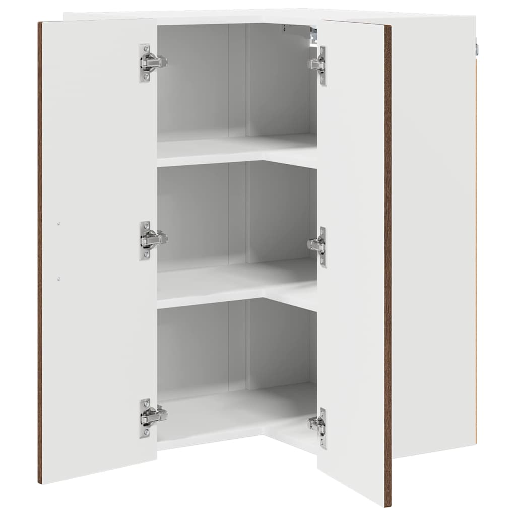 Ντουλάπα Γωνίας LUCCA Καφέ Ξύλο Δρυός 57 x 57 x 80 εκ.