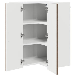 Ντουλάπα Γωνίας LUCCA Καφέ Ξύλο Δρυός 57 x 57 x 80 εκ.