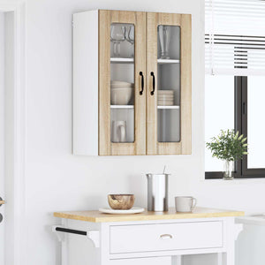 Ραφιέρα τοίχου LUCCA Sonoma Δρυς 60 x 31 x 80 εκ.