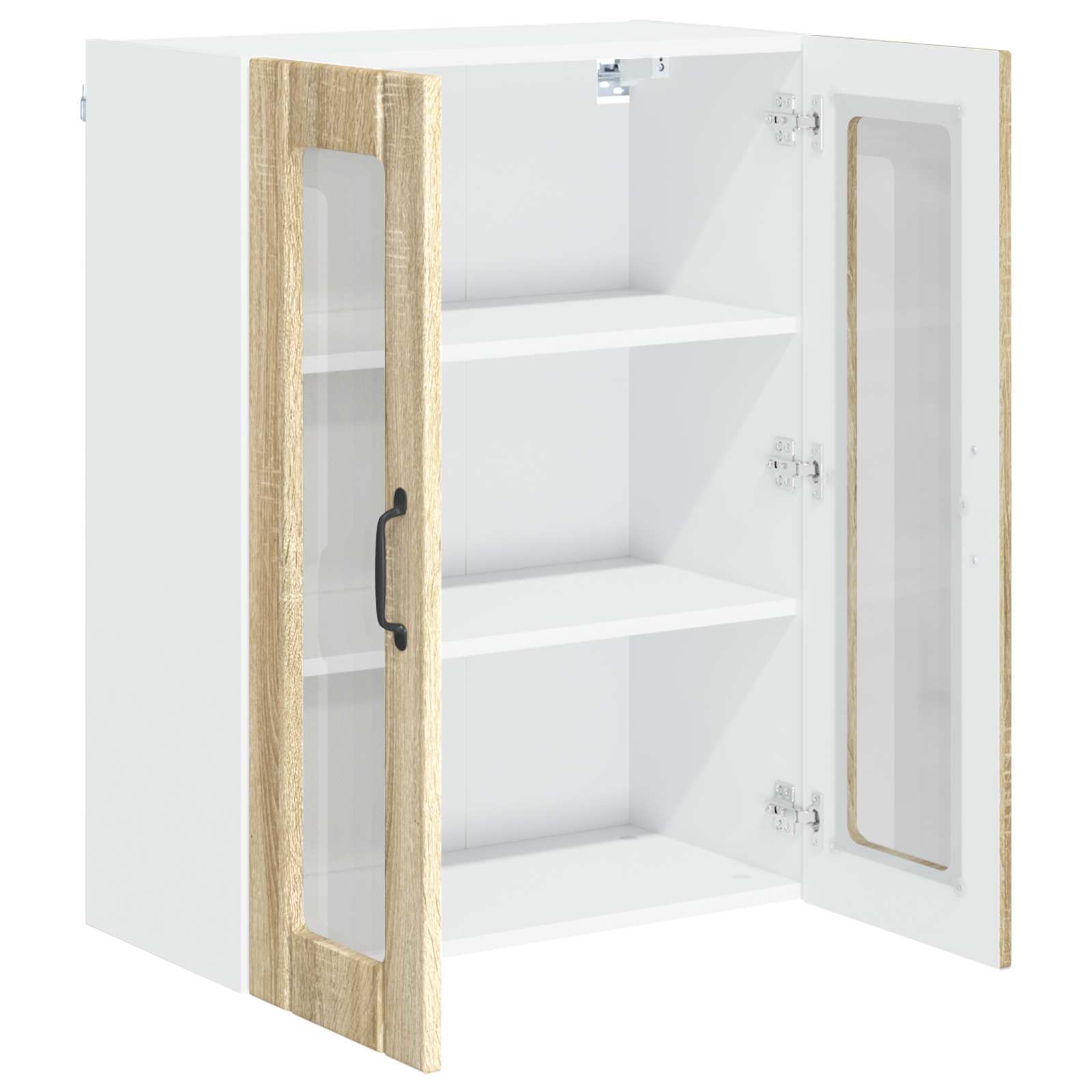 Ραφιέρα τοίχου Lucca Sonoma Δρυς 60 x 31 x 80 εκ.