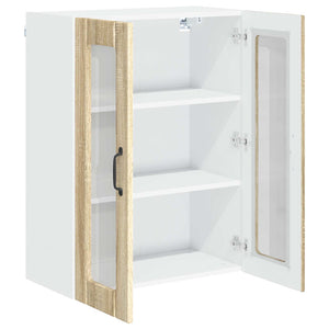 Ραφιέρα τοίχου LUCCA Sonoma Δρυς 60 x 31 x 80 εκ.