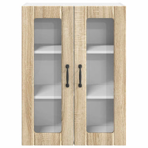 Ραφιέρα τοίχου LUCCA Sonoma Δρυς 60 x 31 x 80 εκ.