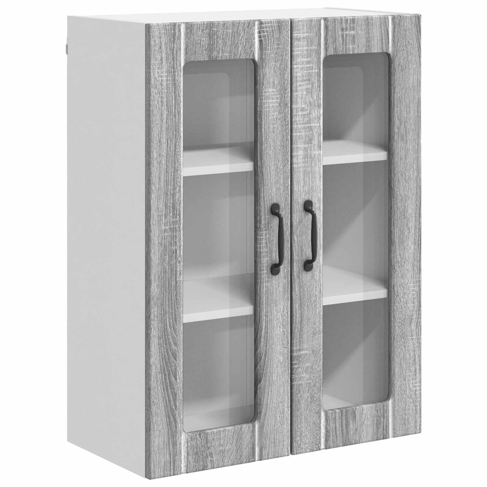 Ραφιέρα τοίχου LUCCA Γκρι Sonoma 60 x 31 x 80 εκ.