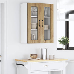 Ραφιέρα τοίχου LUCCA Artisan Δρυς 60 x 31 x 80 εκ.