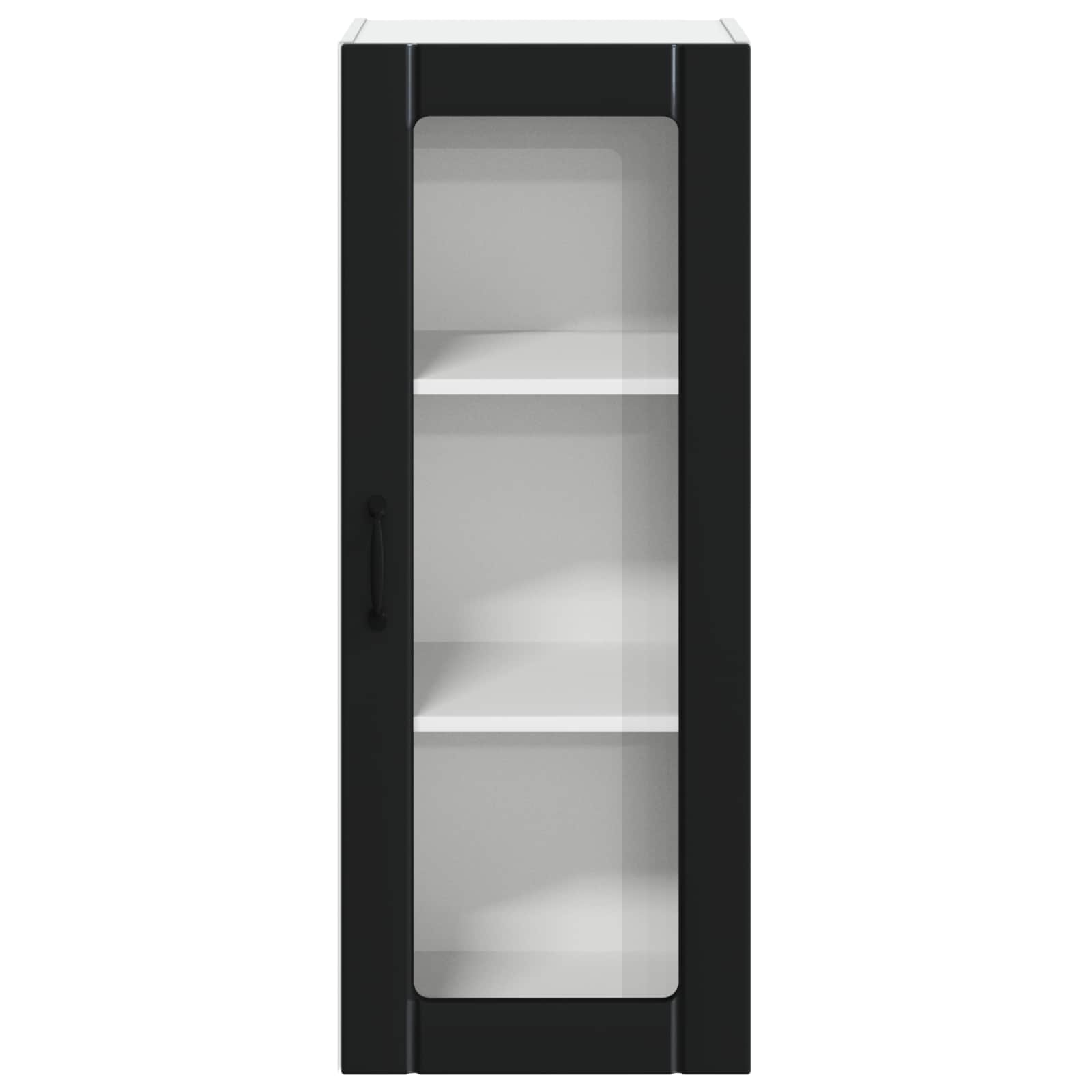 Ντουλάπα Κουζίνας Lucca Μαύρο 40 x 31 x 100 εκ.