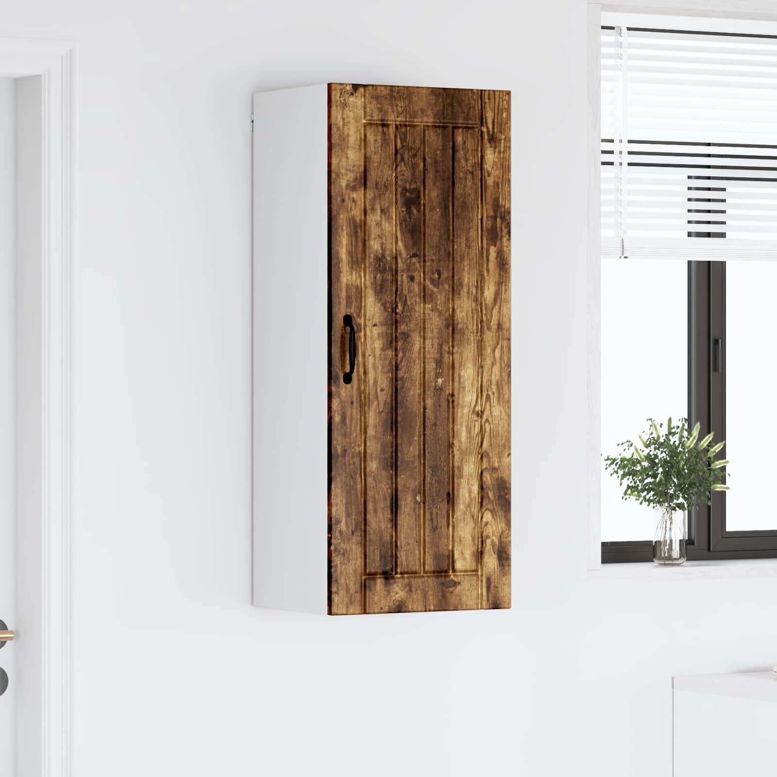 Ντουλάπα Κουζίνας Καπνιστό Δρύς 40 x 31 x 100 εκ.