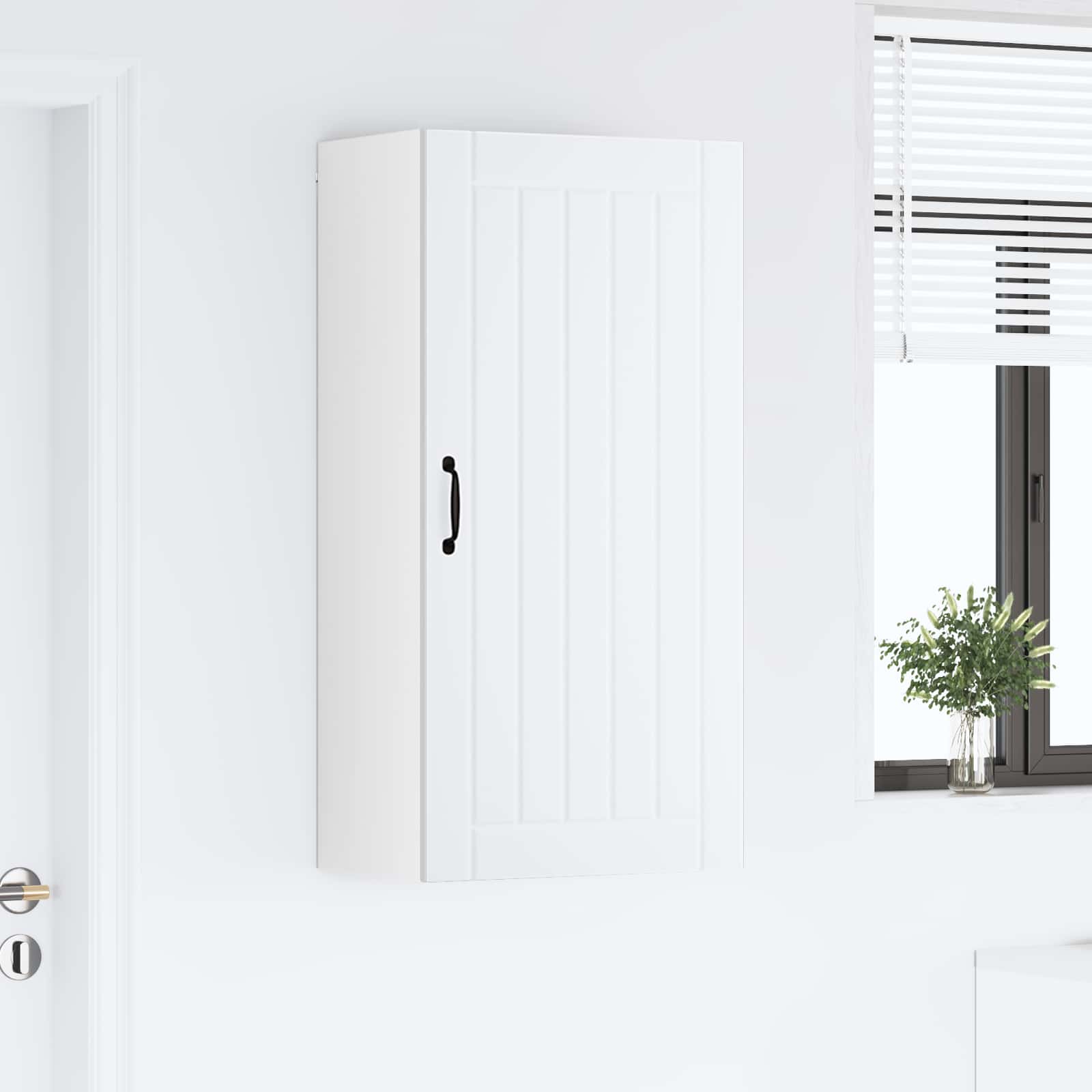 Ντουλάπα Κουζίνας Λευκό 50 x 31 x 100 εκ. Επεξεργασμένο ξύλο - Pakobazaar