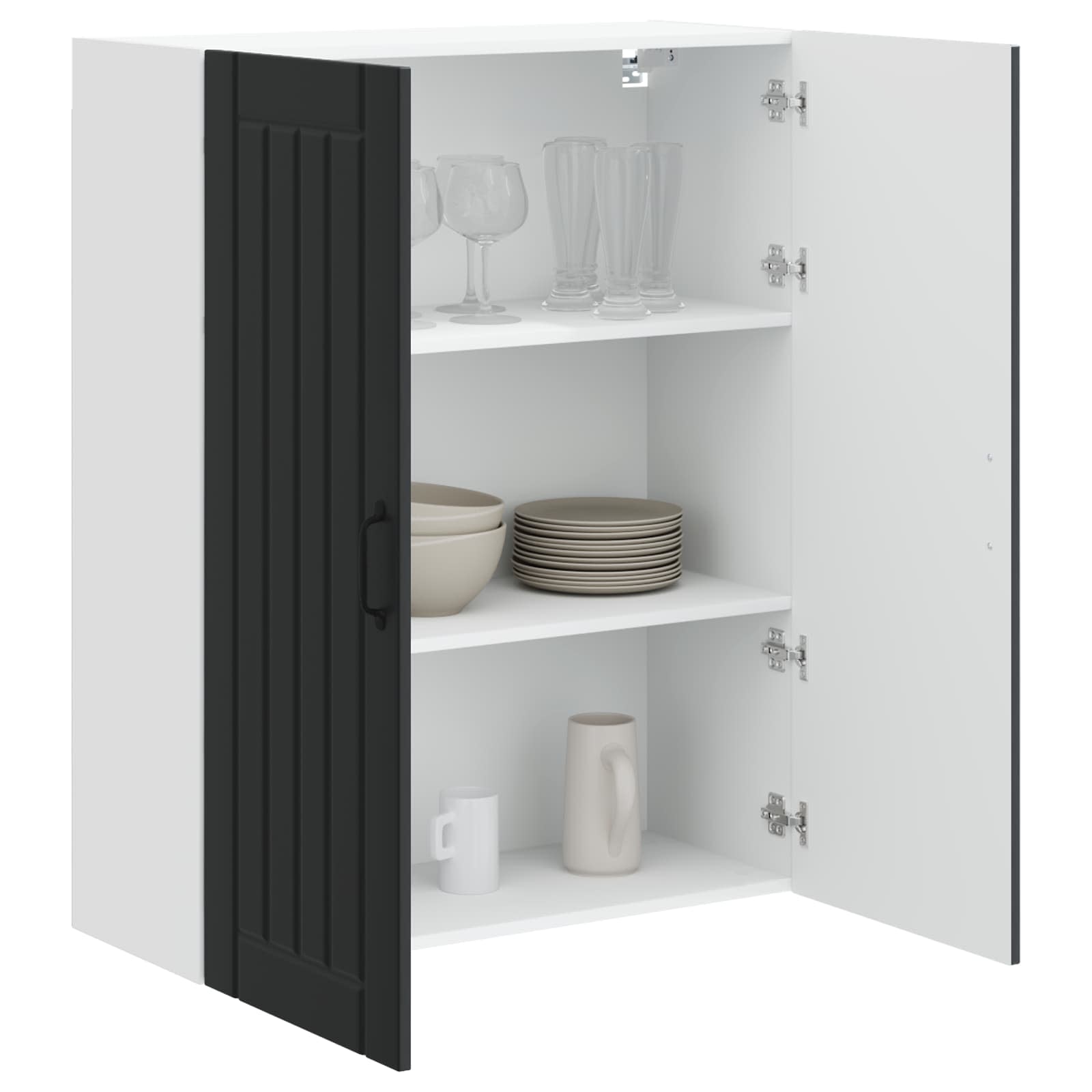 Πάνελ πλυντηρίου πιάτων Lucca Μαύρο 80 x 31 x 100 εκ.