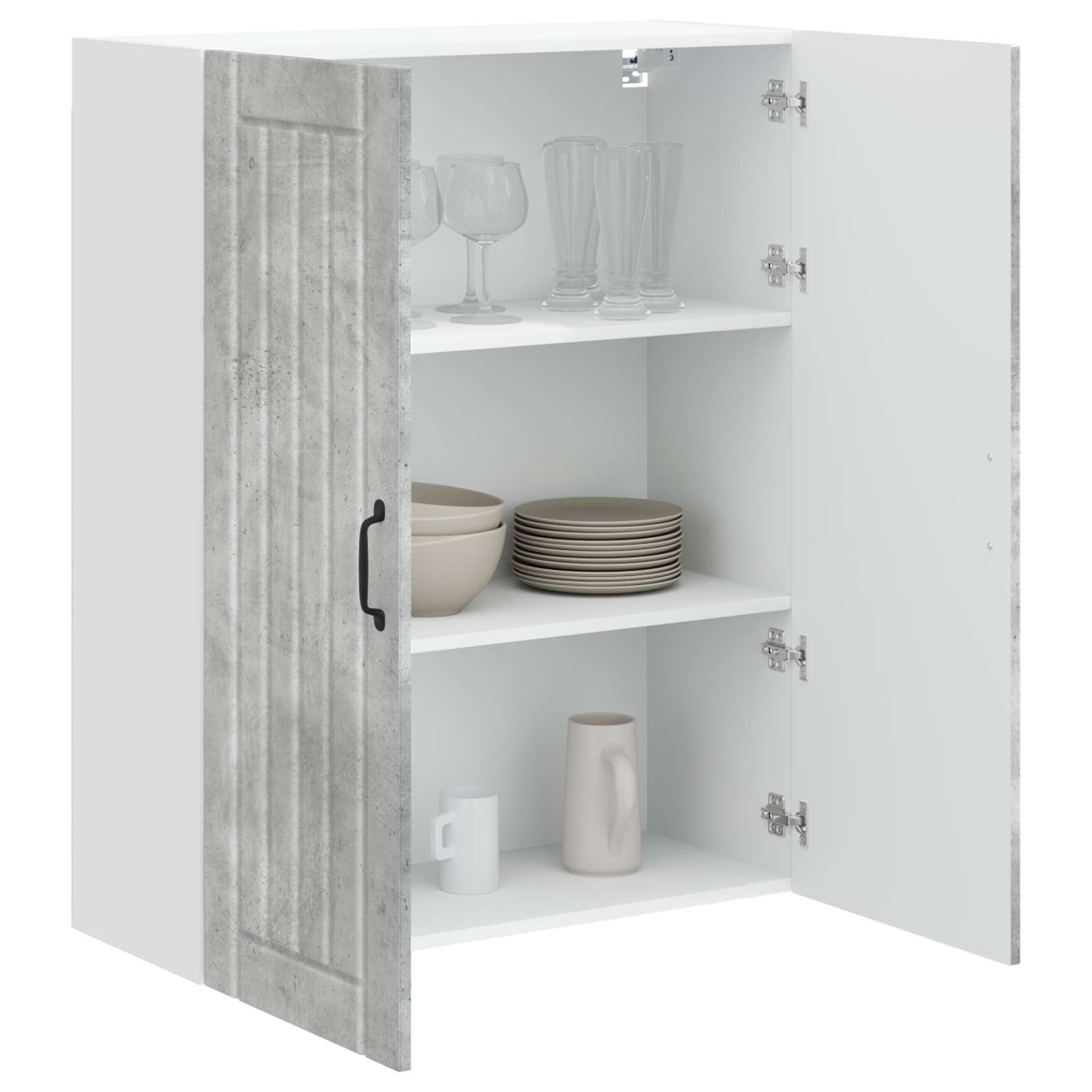 Ντουλάπα Κουζίνας Σκυρόδεμα Γκρι 80 x 31 x 100 εκ.