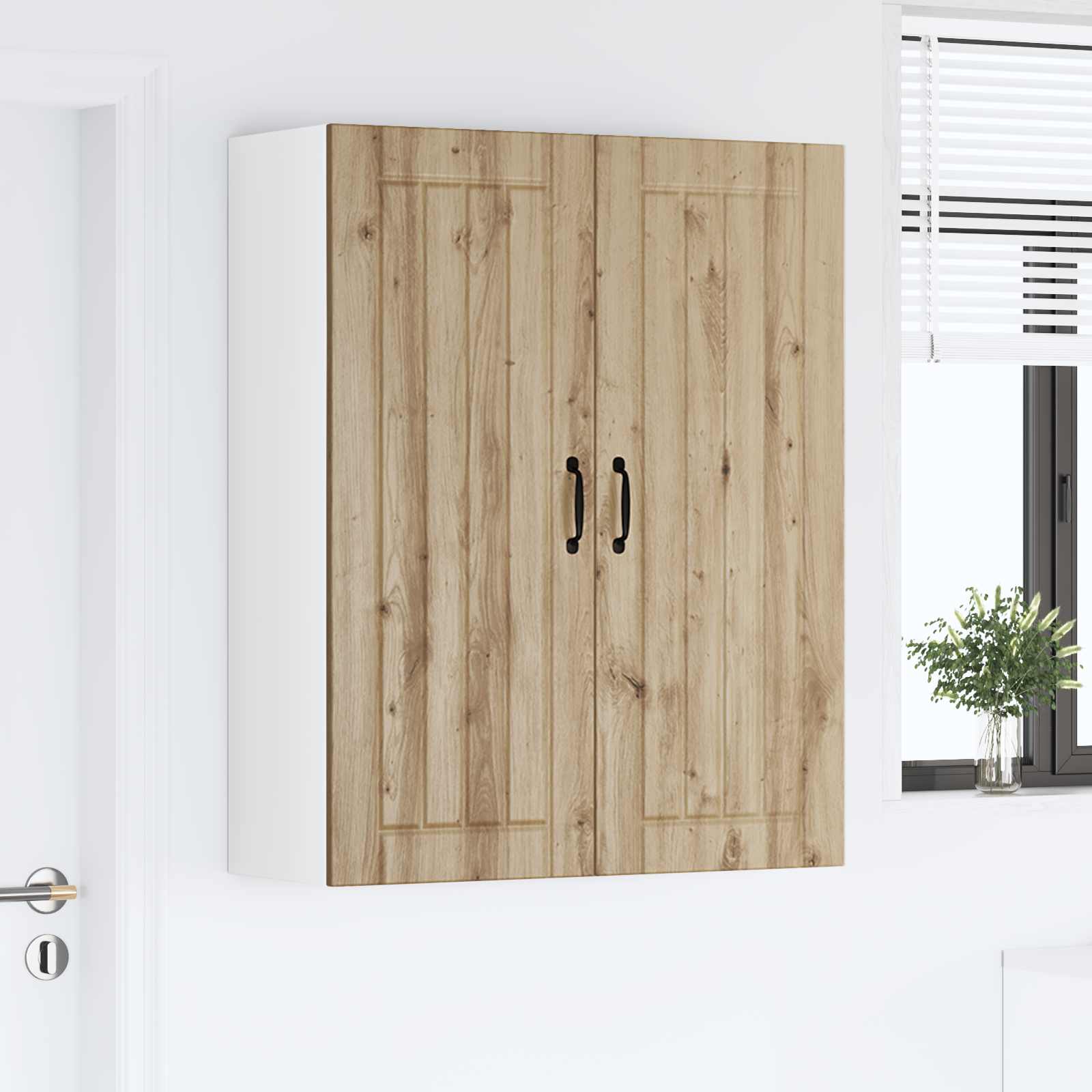 Ντουλάπα Τοίχου LUCCA Artisan Δρυς 80 x 31 x 100 εκ.