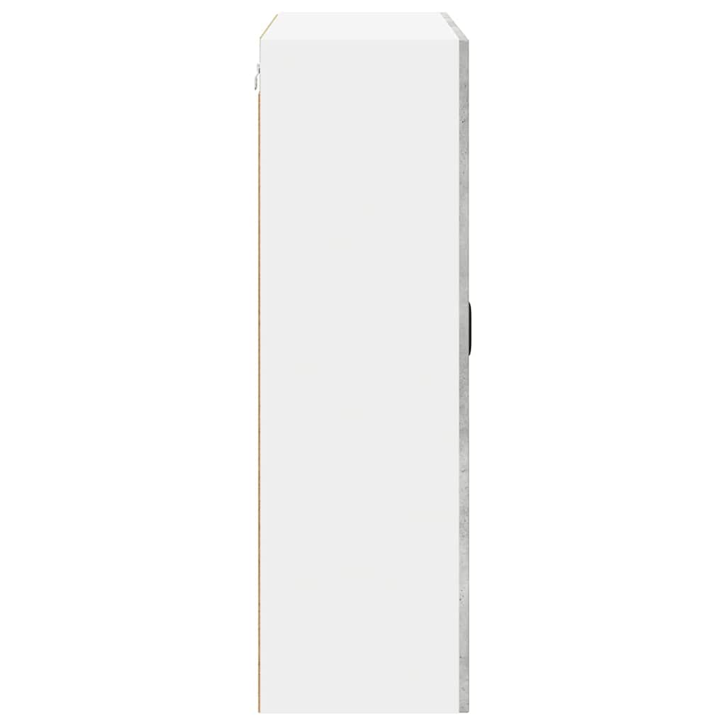 Κρεμαστό ντουλάπι κουζίνας Σκυρόδεμα Γκρι 80 x 31 x 100 εκ.