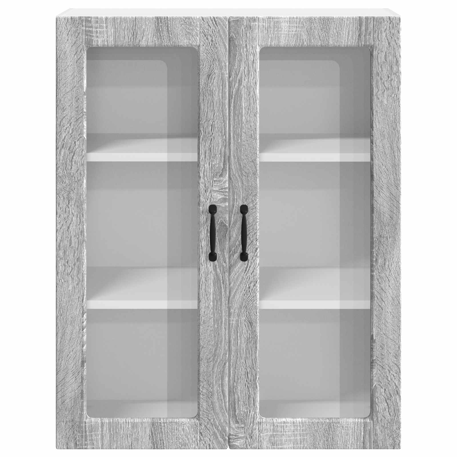 Κρεμαστό ντουλάπι κουζίνας Γκρίζο Σονομα 80 x 31 x 100 εκ.