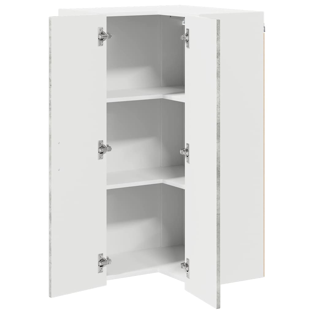 Ντουλάπα Γωνίας LUCCA Γκρι Σκυροδέματος 57 x 57 x 100 εκ.