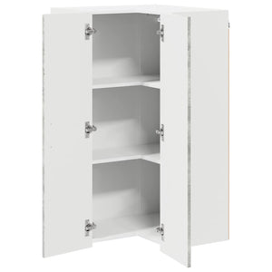 Ντουλάπα Γωνίας LUCCA Γκρι Σκυροδέματος 57 x 57 x 100 εκ.