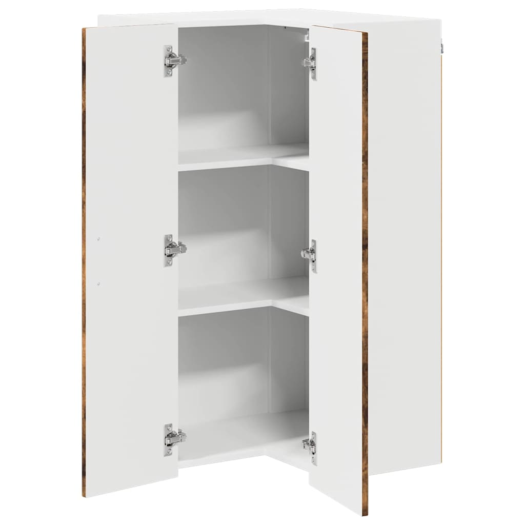 Ντουλάπα Γωνίας LUCCA Καπνισμένο Ξύλο Δρυός 57 x 57 x 100 εκ.