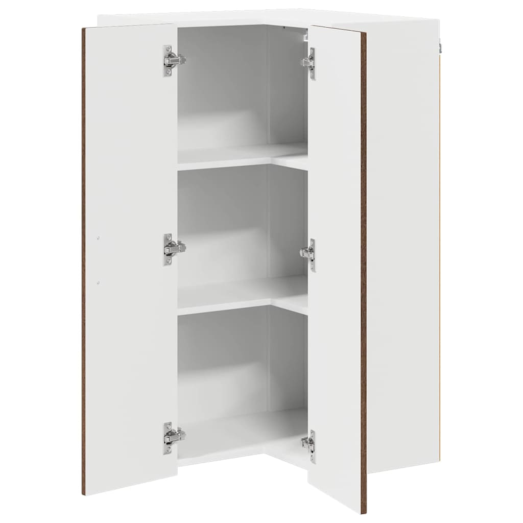 Ντουλάπα Γωνίας LUCCA Καφέ Ξύλο Δρυός 57 x 57 x 100 εκ.