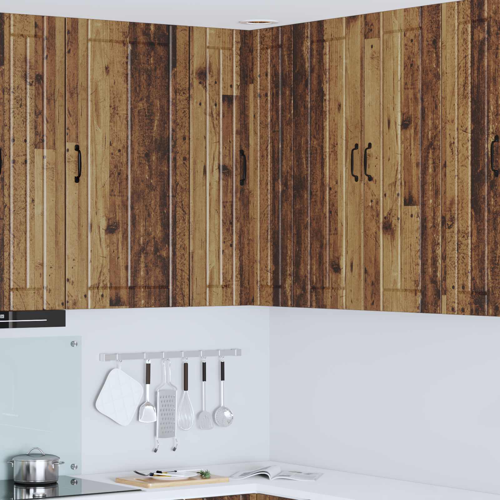 Πάνελ πλυντηρίου πιάτων Lucca Παλαιωμένο ξύλο 57 x 57 x 100 εκ.