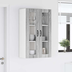 Ραφιέρα τοίχου LUCCA Γκρι Sonoma 60 x 31 x 100 εκ.
