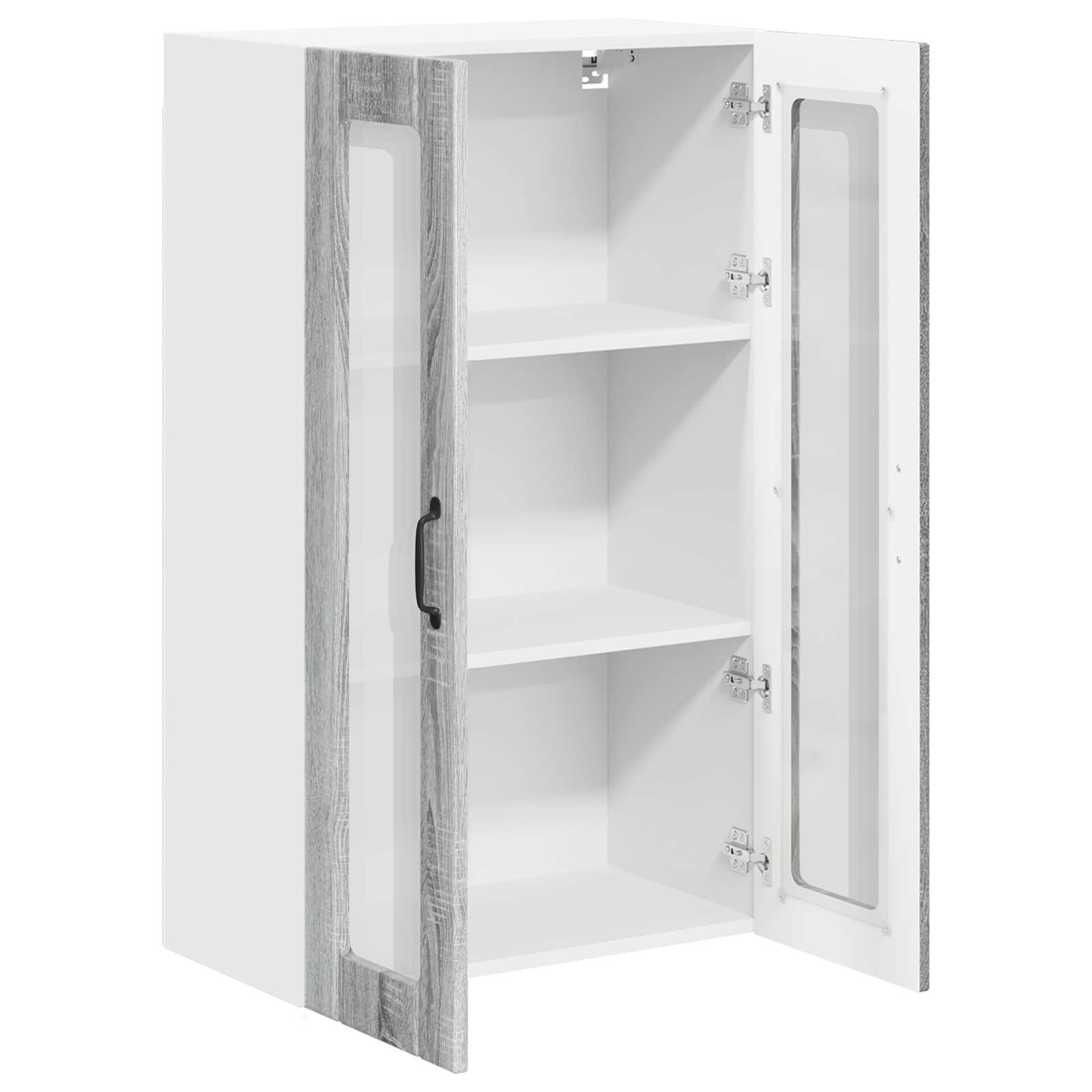 Κρεμαστό ντουλάπι κουζίνας Γκρίζο Σονομα 60 x 31 x 100 εκ.