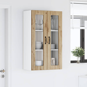 Ραφιέρα τοίχου LUCCA Artisan Δρυς 60 x 31 x 100 εκ.