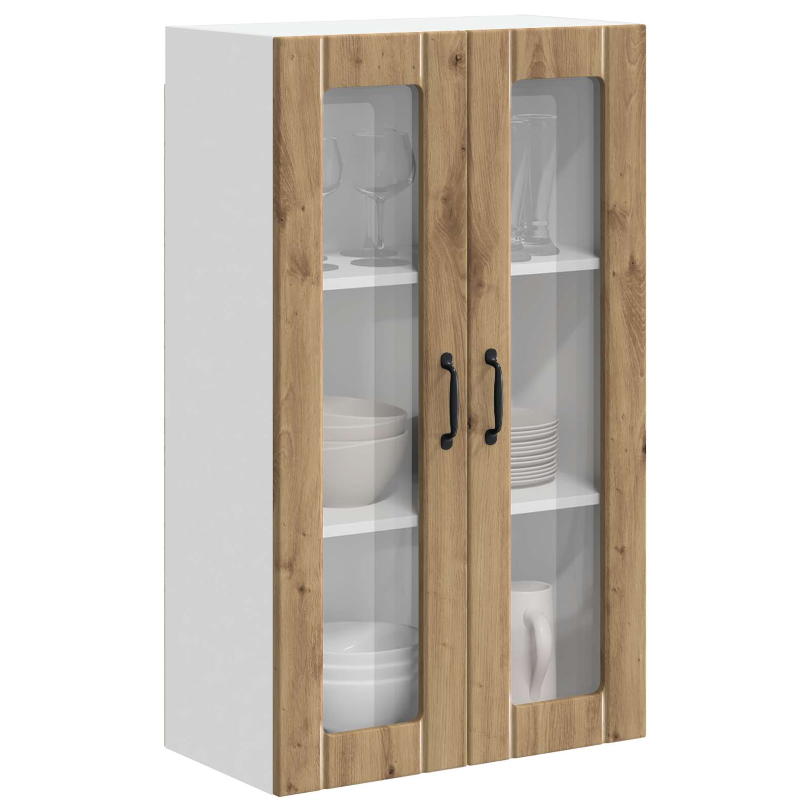 Κρεμαστό ντουλάπι κουζίνας Artisan Oak 60 x 31 x 100 εκ.