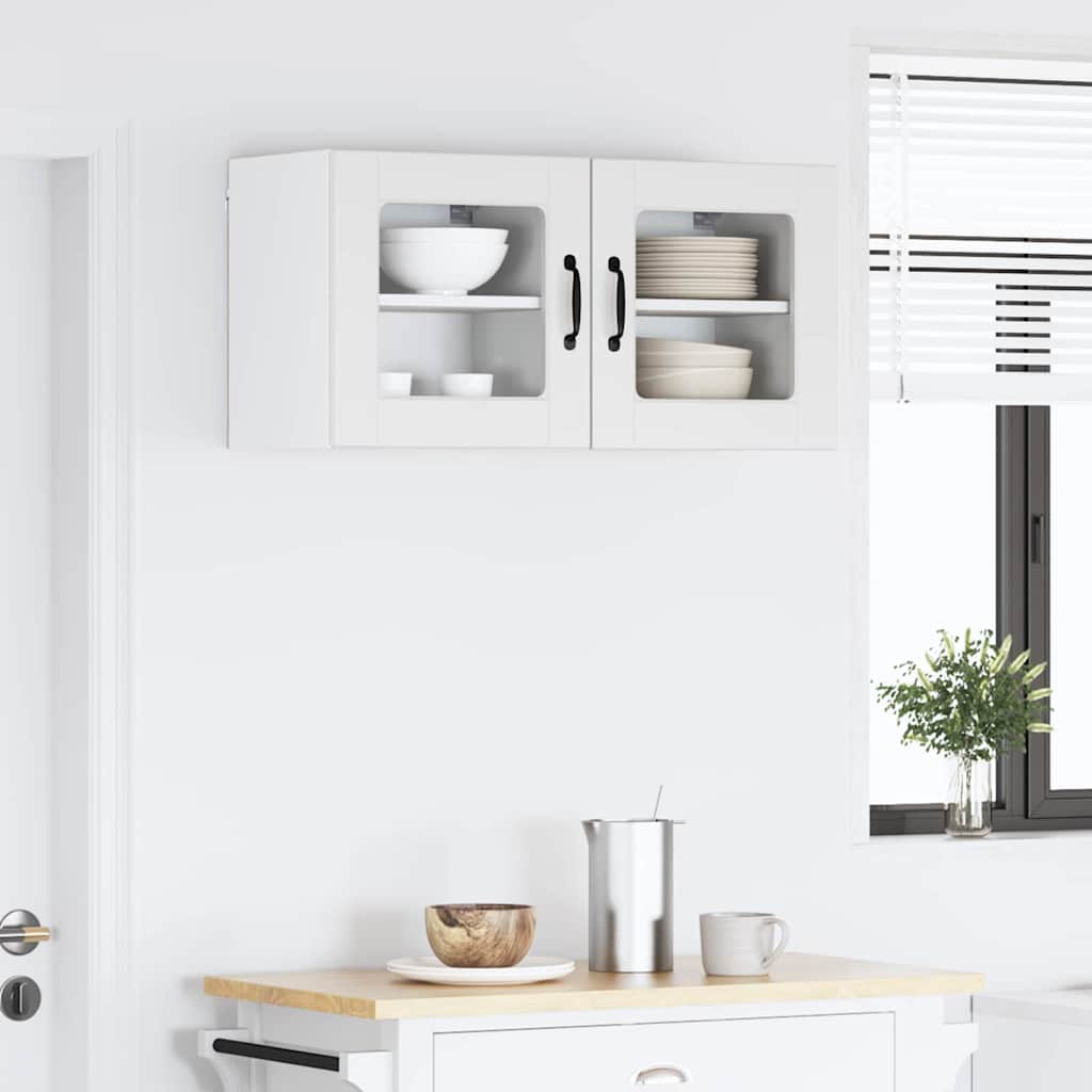 Ραφιέρα τοίχου PORTO 2 pcs Λευκό 40 x 31 x 40 εκ.
