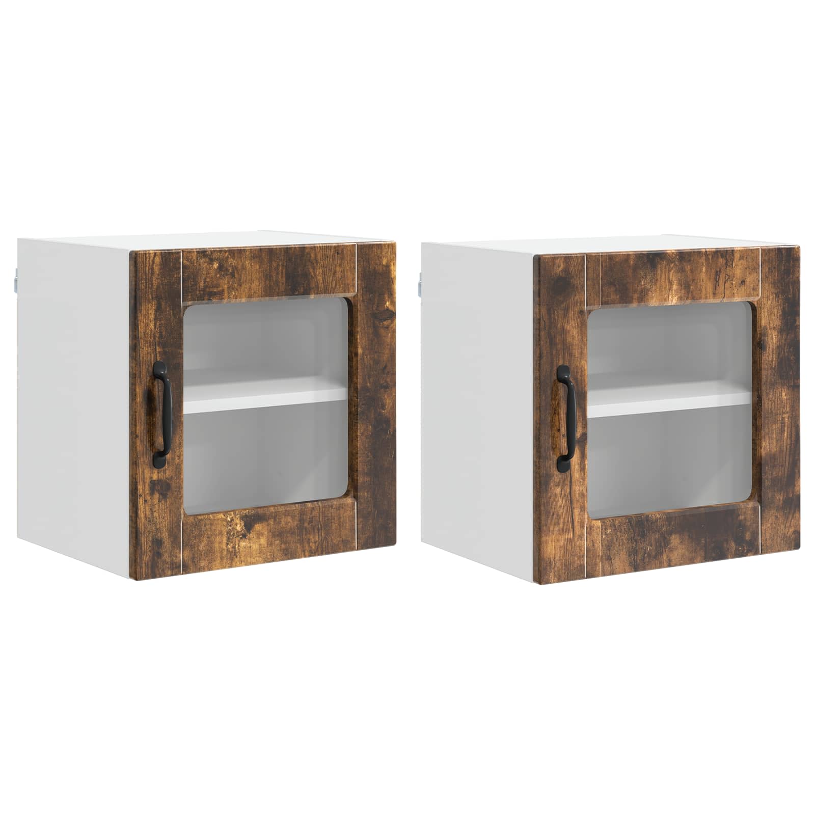 Πάνελ πλυντηρίου πιάτων 2 pcs Καπνιστό Δρύς 40 x 31 x 40 εκ.