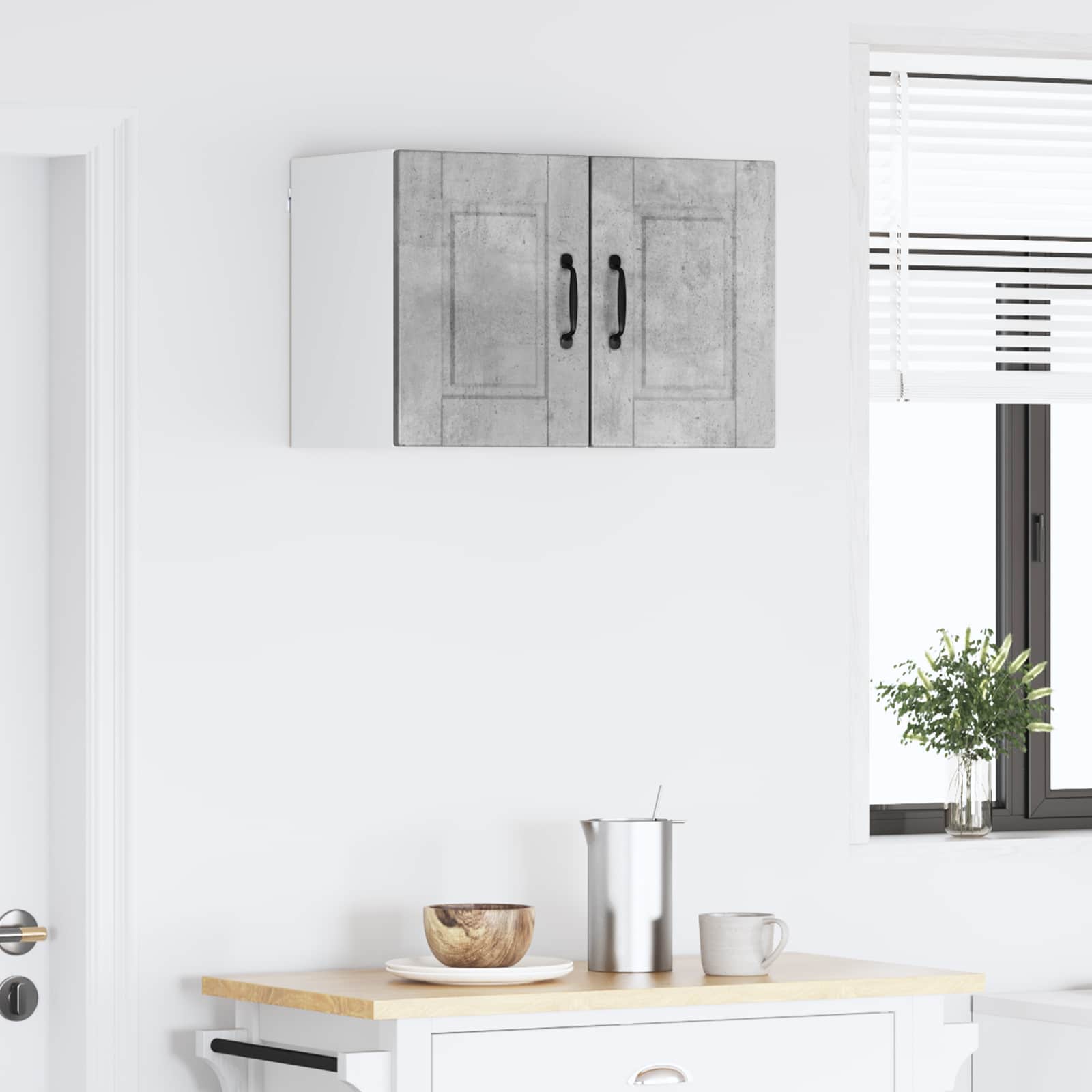 Πάνελ πλυντηρίου πιάτων 2 pcs Σκυρόδεμα Γκρι 30 x 31 x 40 εκ.