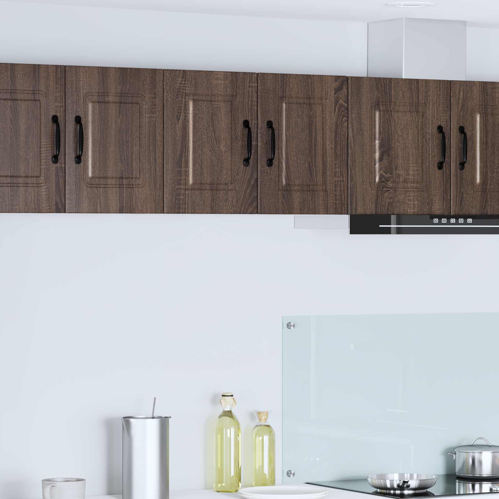 Ντουλάπα Τοίχου PORTO 2 pcs Καφέ δρυς 30 x 31 x 40 εκ.