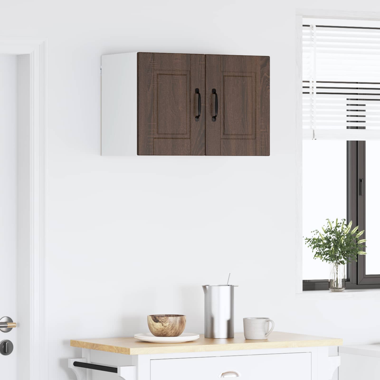 Ντουλάπα Τοίχου PORTO 2 pcs Καφέ δρυς 30 x 31 x 40 εκ.