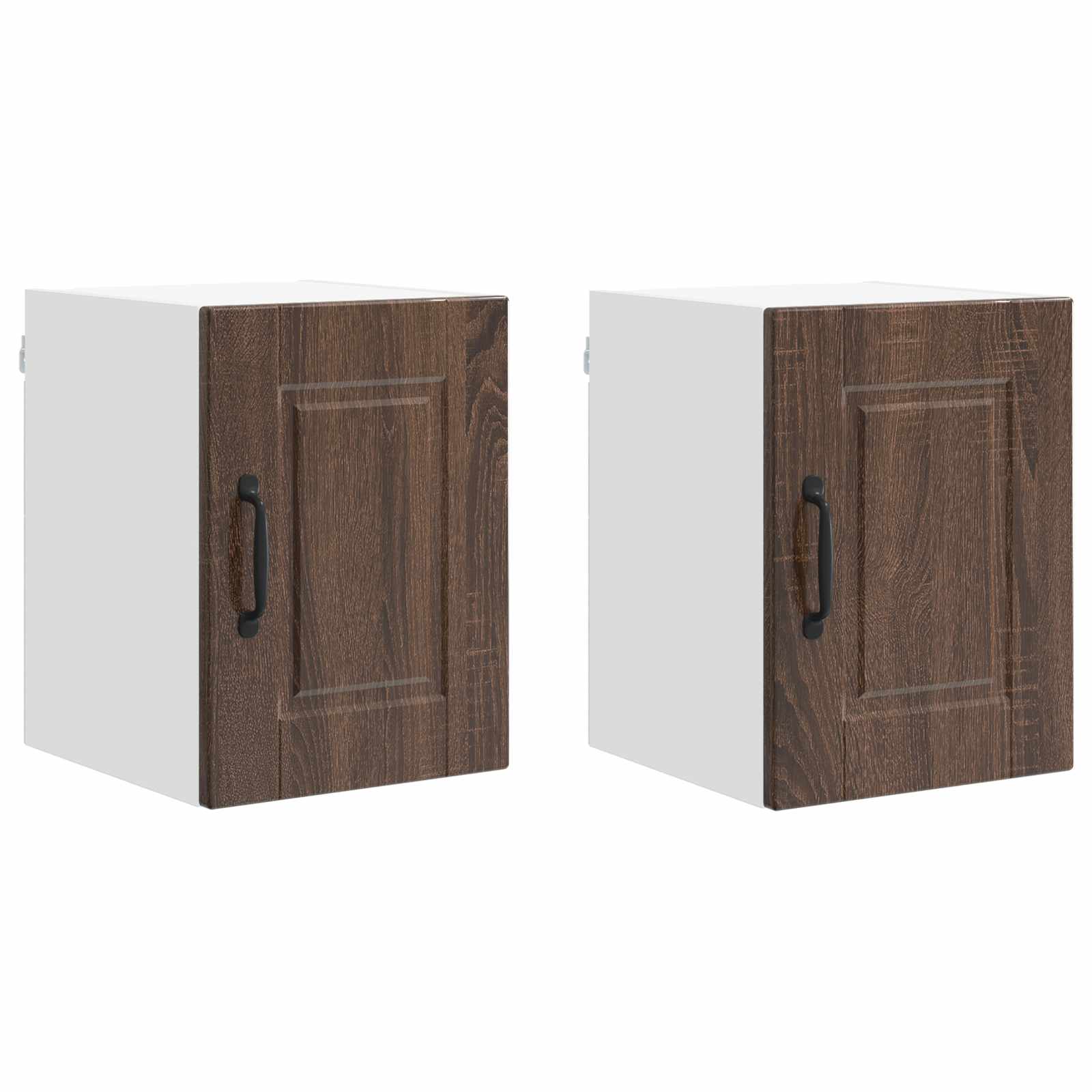 Ντουλάπα Τοίχου PORTO 2 pcs Καφέ δρυς 30 x 31 x 40 εκ.