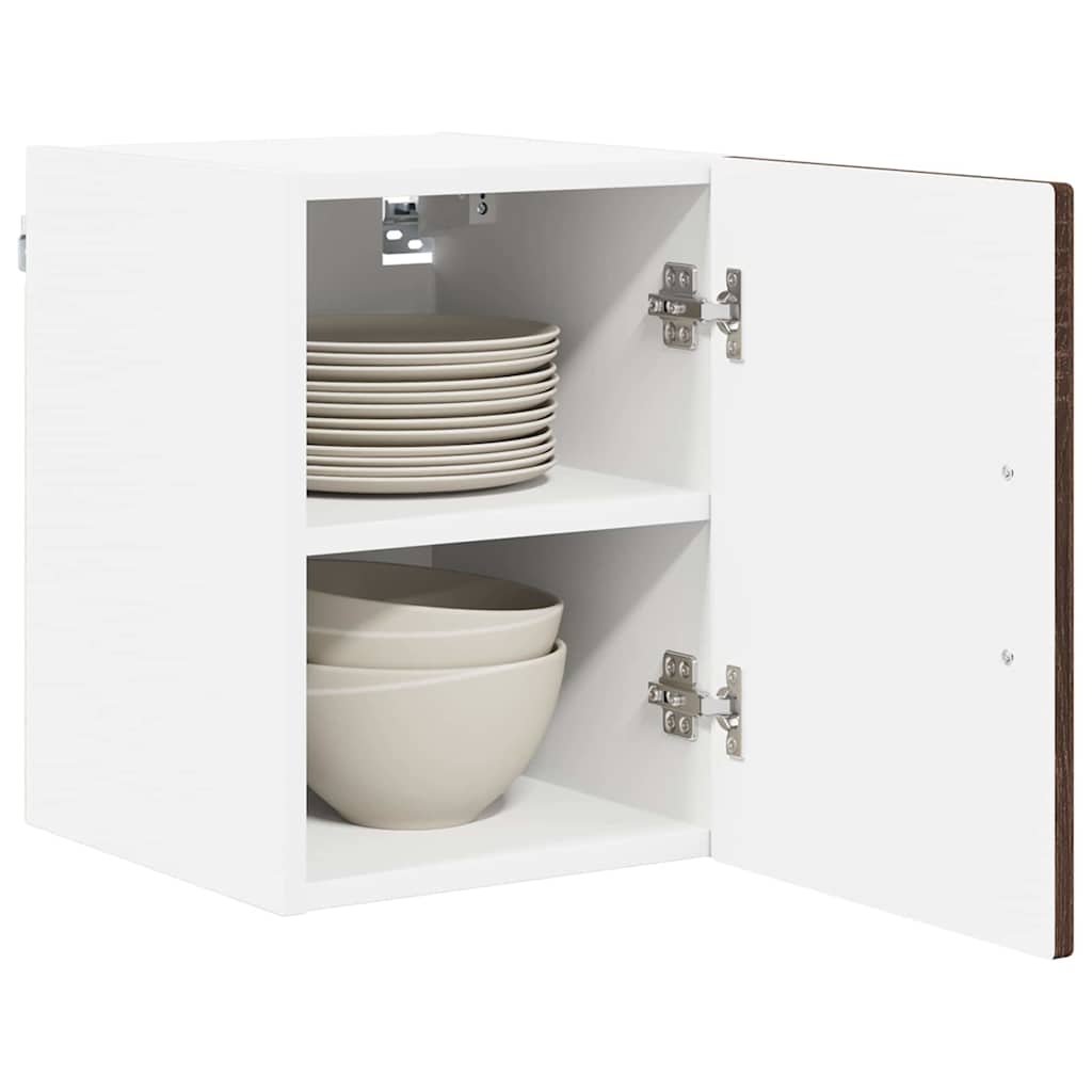 Ντουλάπα Τοίχου PORTO 2 pcs Καφέ δρυς 30 x 31 x 40 εκ.