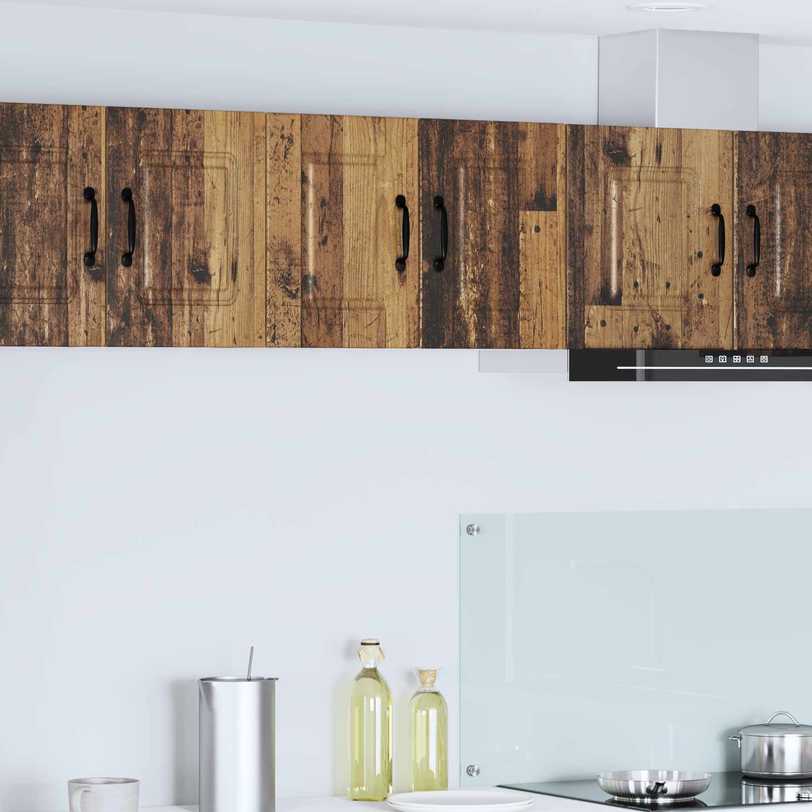 Ντουλάπα Τοίχου PORTO 2 pcs Παλιό ξύλο 30 x 31 x 40 εκ.