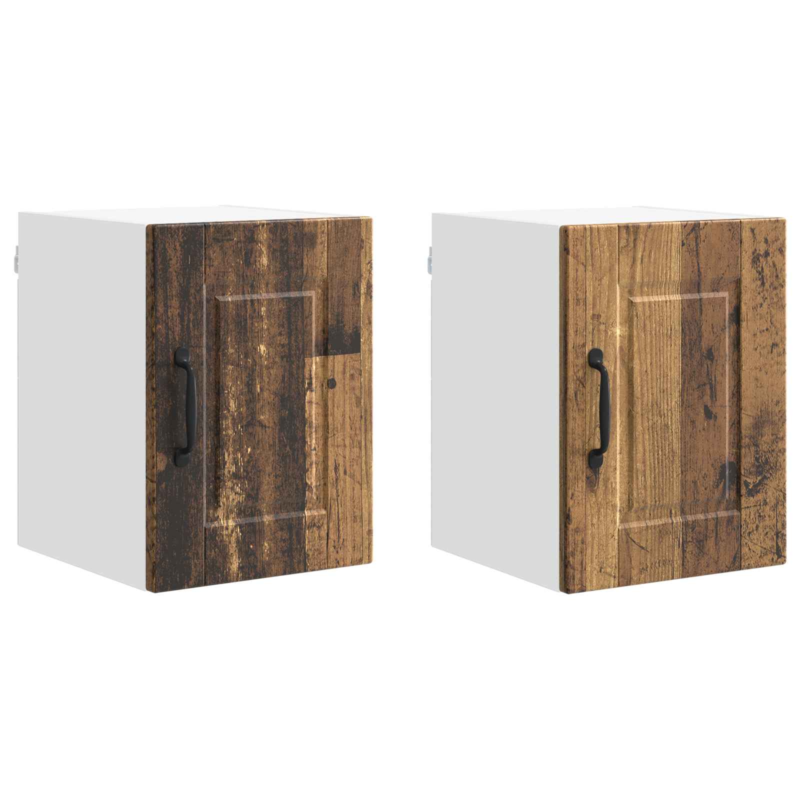 Ντουλάπα Τοίχου PORTO 2 pcs Παλιό ξύλο 30 x 31 x 40 εκ.