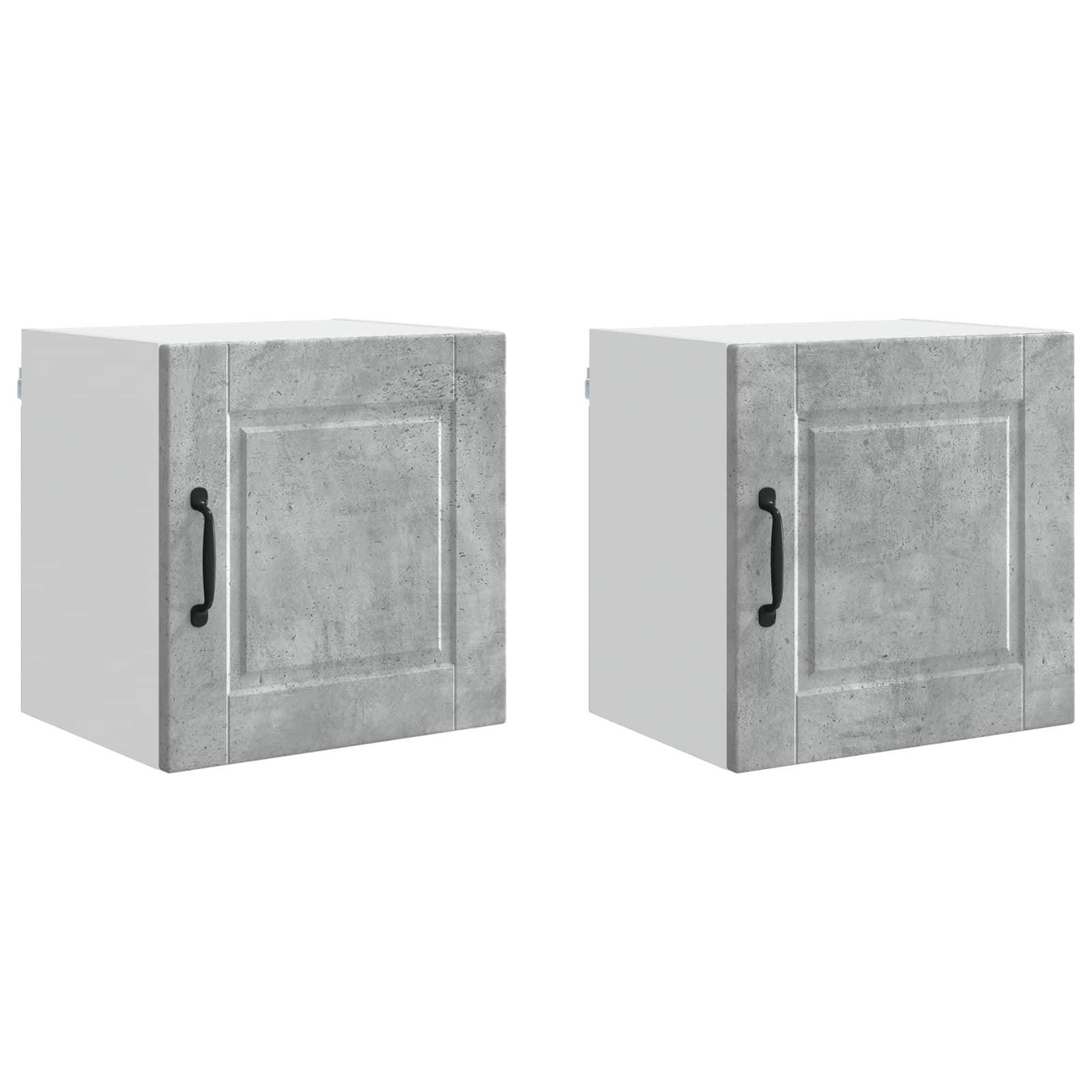 Ντουλάπα Τοίχου PORTO 2 pcs Σκυρόδεμα Γκρι 40 x 31 x 40 εκ.