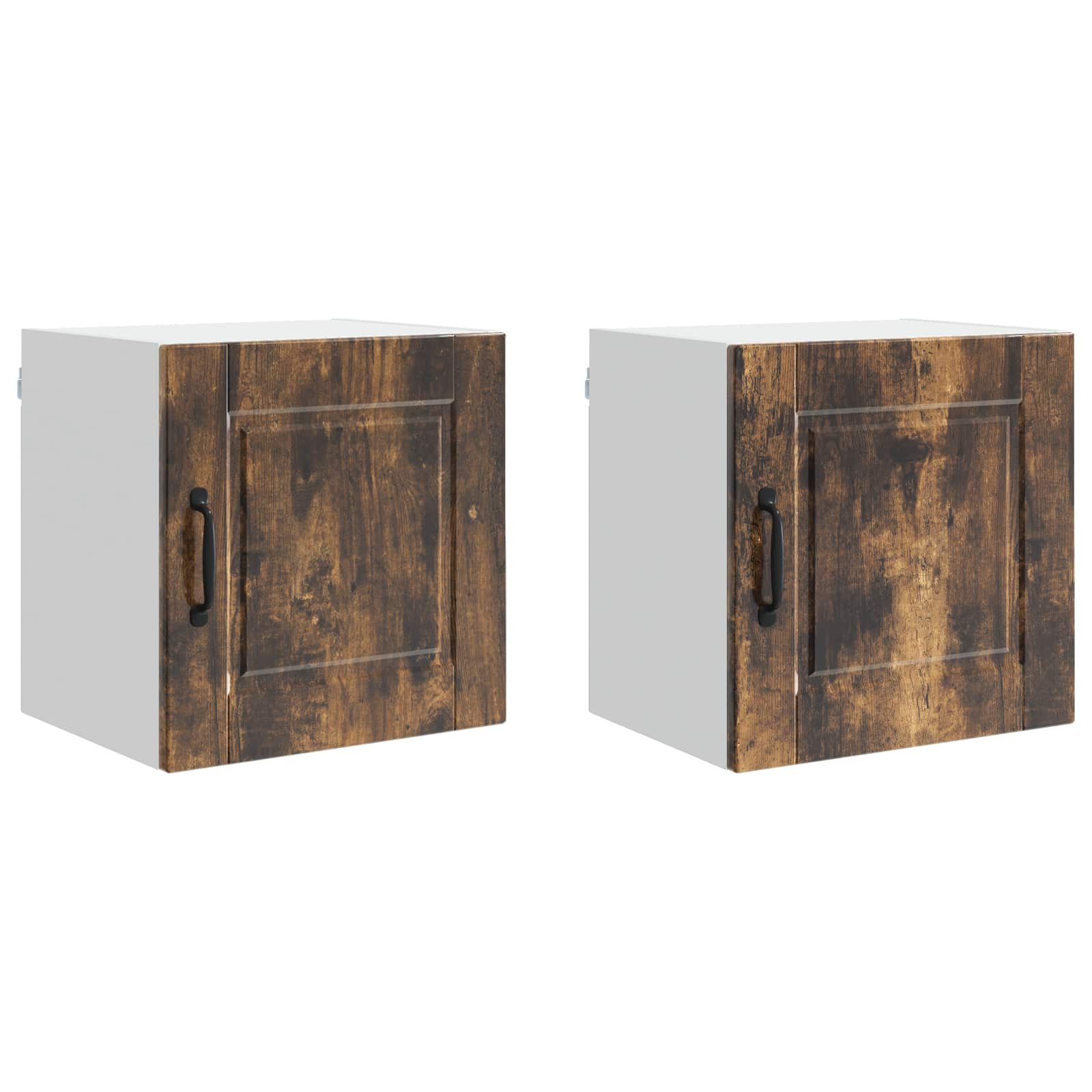 Ντουλάπα Τοίχου PORTO 2 pcs Καπνιστό Δρύς 40 x 31 x 40 εκ.