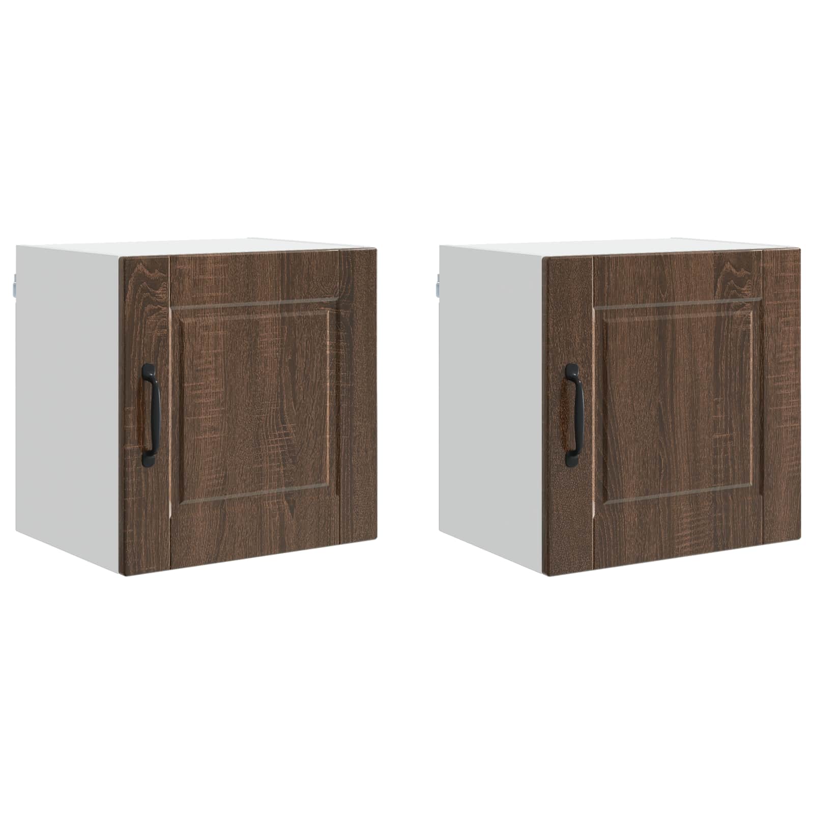 Ντουλάπα Τοίχου PORTO 2 pcs Καφέ δρυς 40 x 31 x 40 εκ.