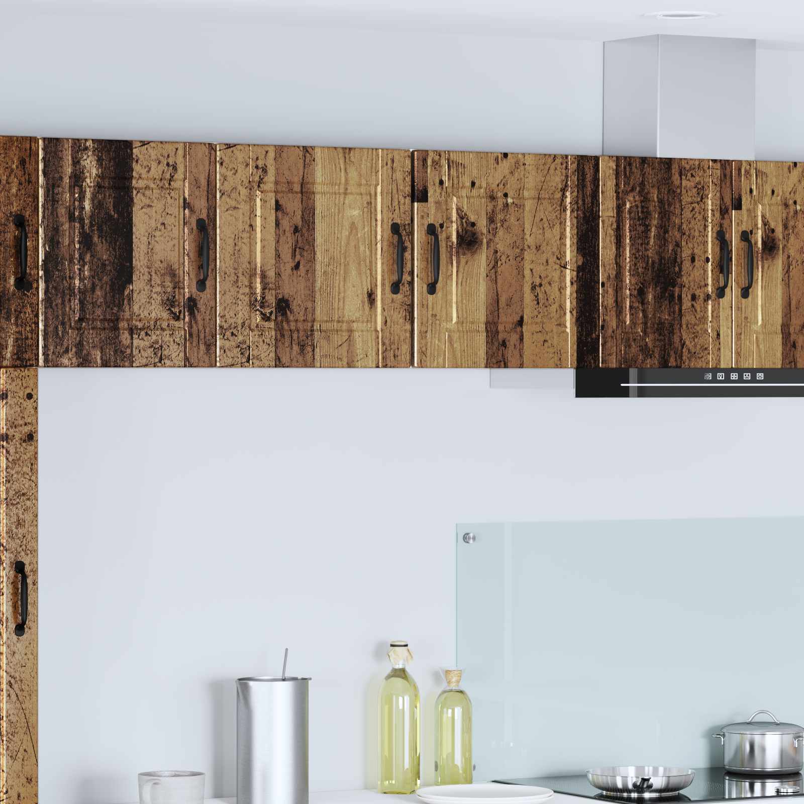 Πάνελ πλυντηρίου πιάτων 2 pcs Παλιό ξύλο 40 x 31 x 40 εκ.