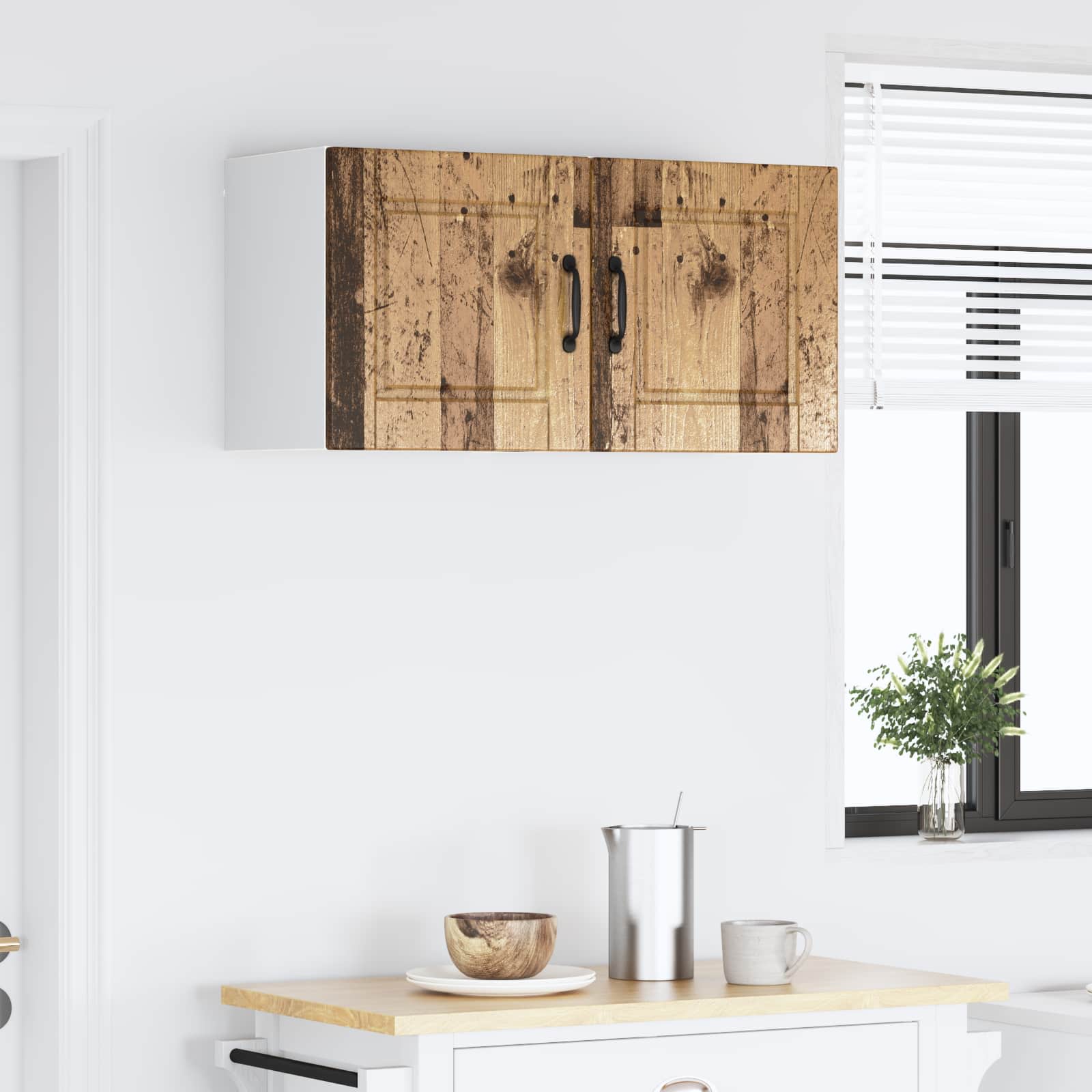 Πάνελ πλυντηρίου πιάτων 2 pcs Παλιό ξύλο 40 x 31 x 40 εκ.