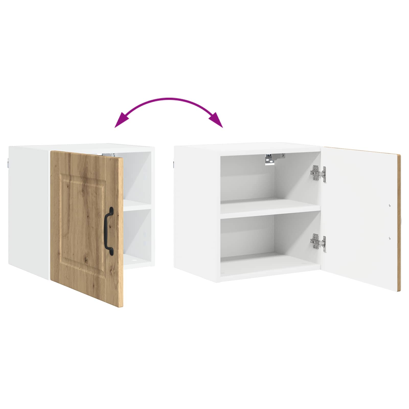 Πάνελ πλυντηρίου πιάτων 2 pcs Artisan Oak 40 x 31 x 40 εκ.