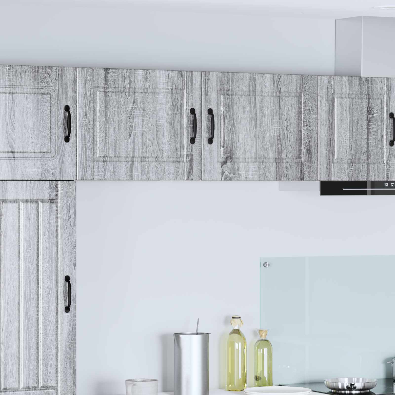 Ντουλάπα Τοίχου PORTO 2 pcs Γκρίζο Σονομα 50 x 31 x 40 εκ.